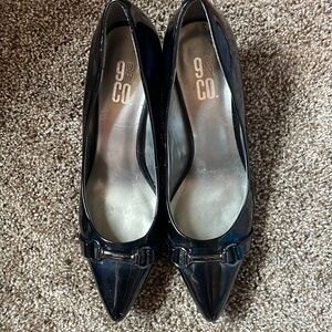 9&Co Black JJKarrol Heels Size 10